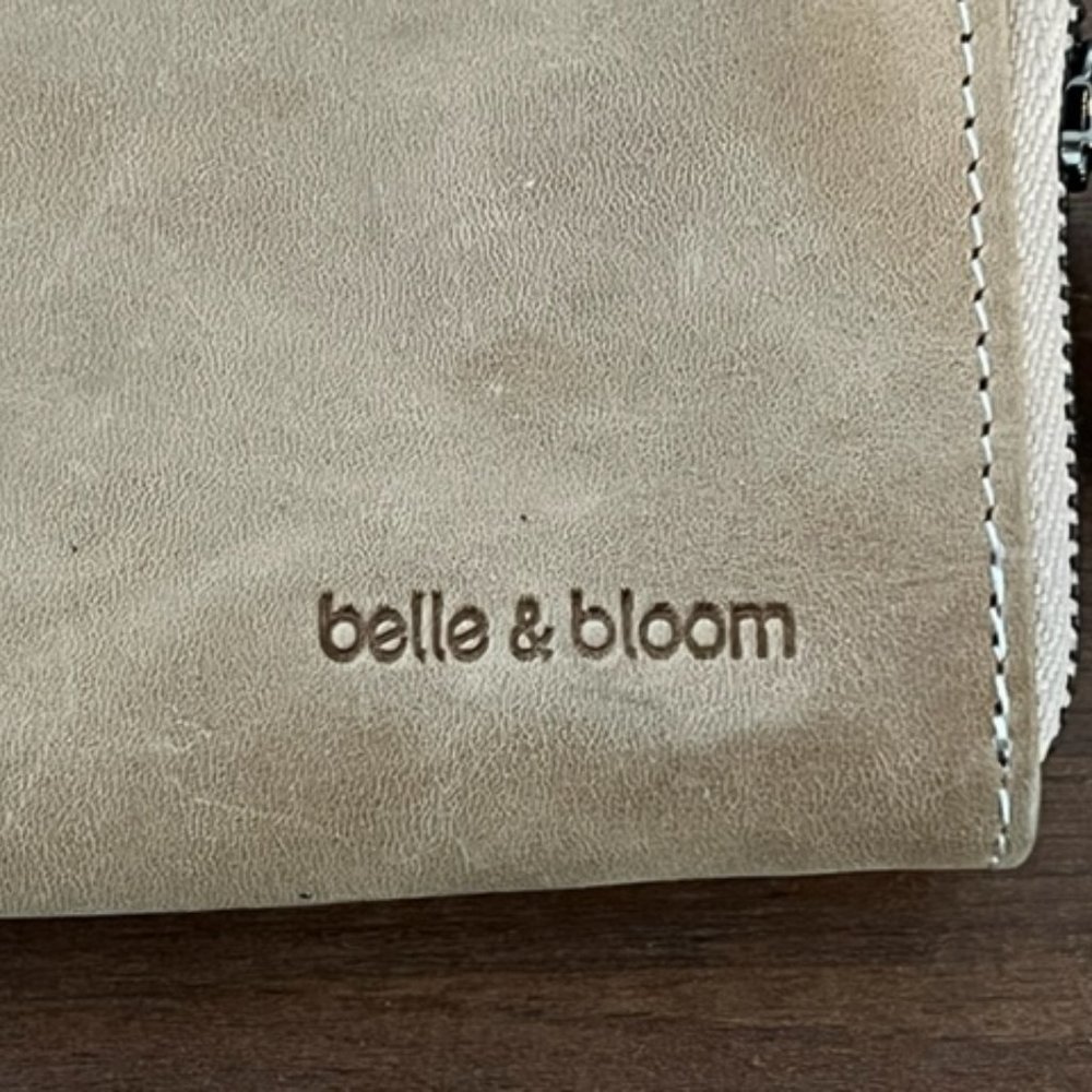 Belle & Bloom Light Brown ID Wristlet Wallet - Picture 2 of 7